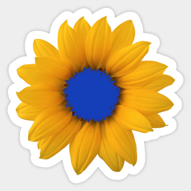 Sunflower for Ukraine Sticker by bywhacky